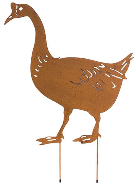 Hübscher Beetstecker Gans ca. 50 cm - Gartendekoration